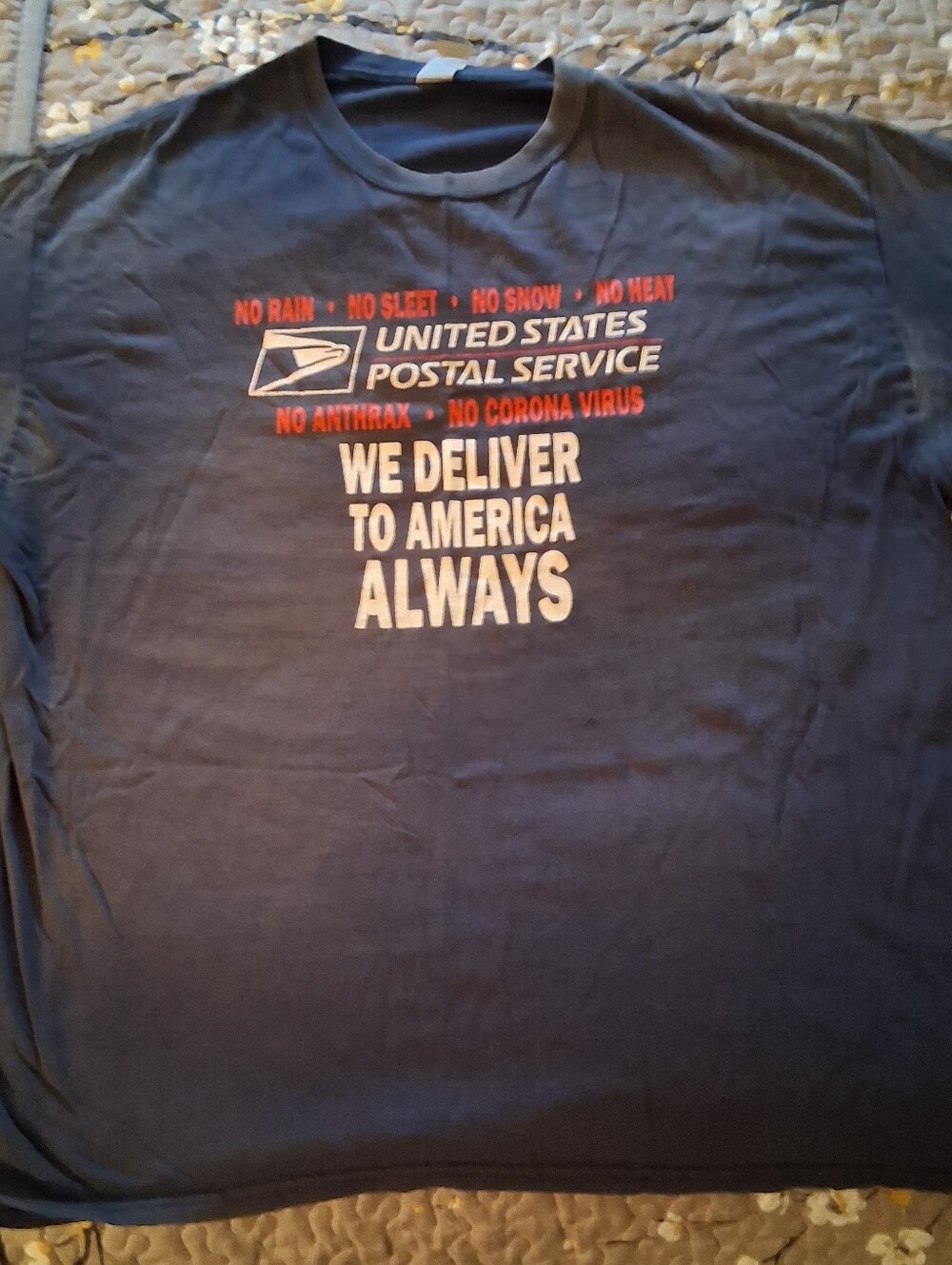 Vintage Rare USPS Postal Service Graphic T-Shirt XL Gildan Ultra Cotton